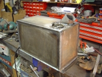  took most of a day to weld up a tank from scratch - and make it leak proof...